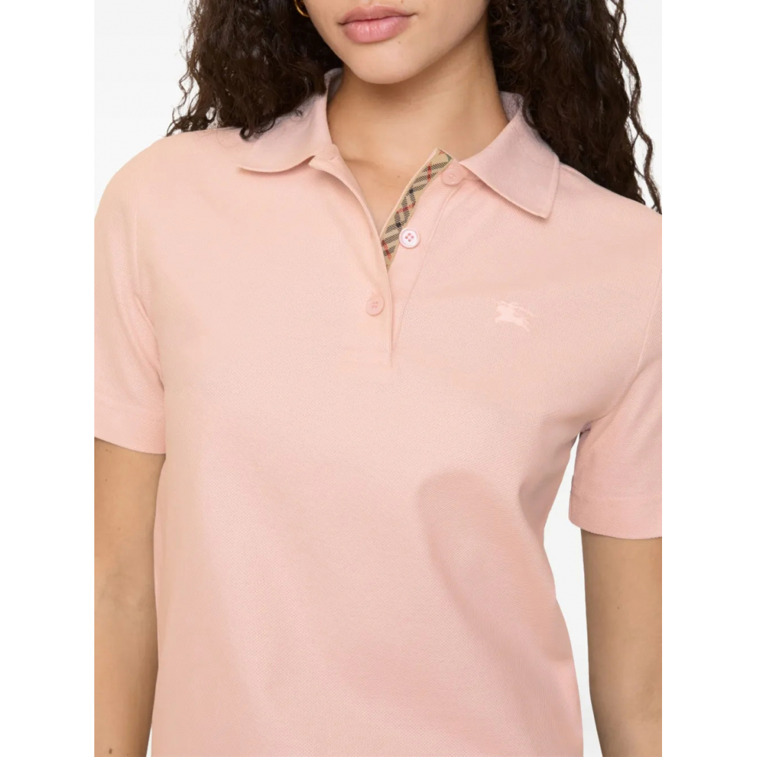 Polo 'Check Taping Equestrian Knight' pour Femmes