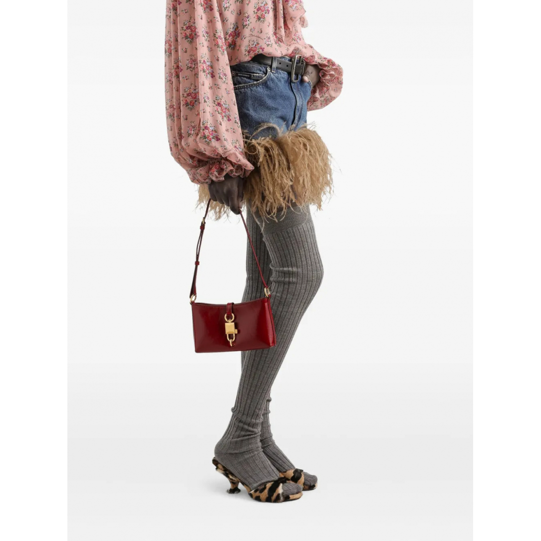 Women's 'Buckle' Shoulder Bag