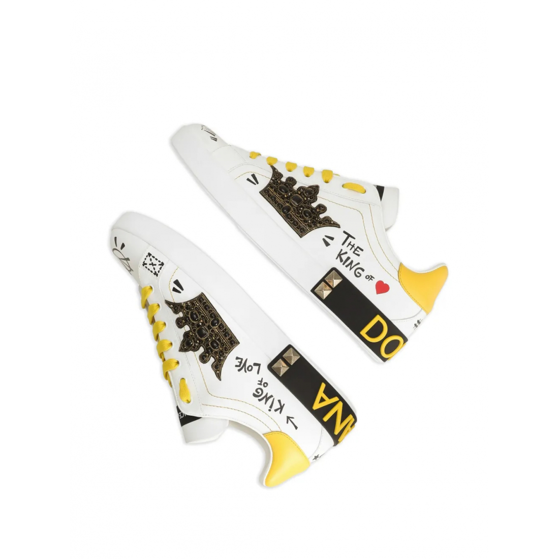 Men's 'Stud-Detail' Sneakers