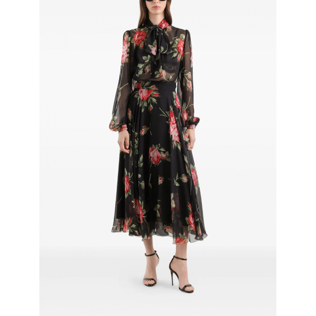 Women's 'Floral' Midi Skirt