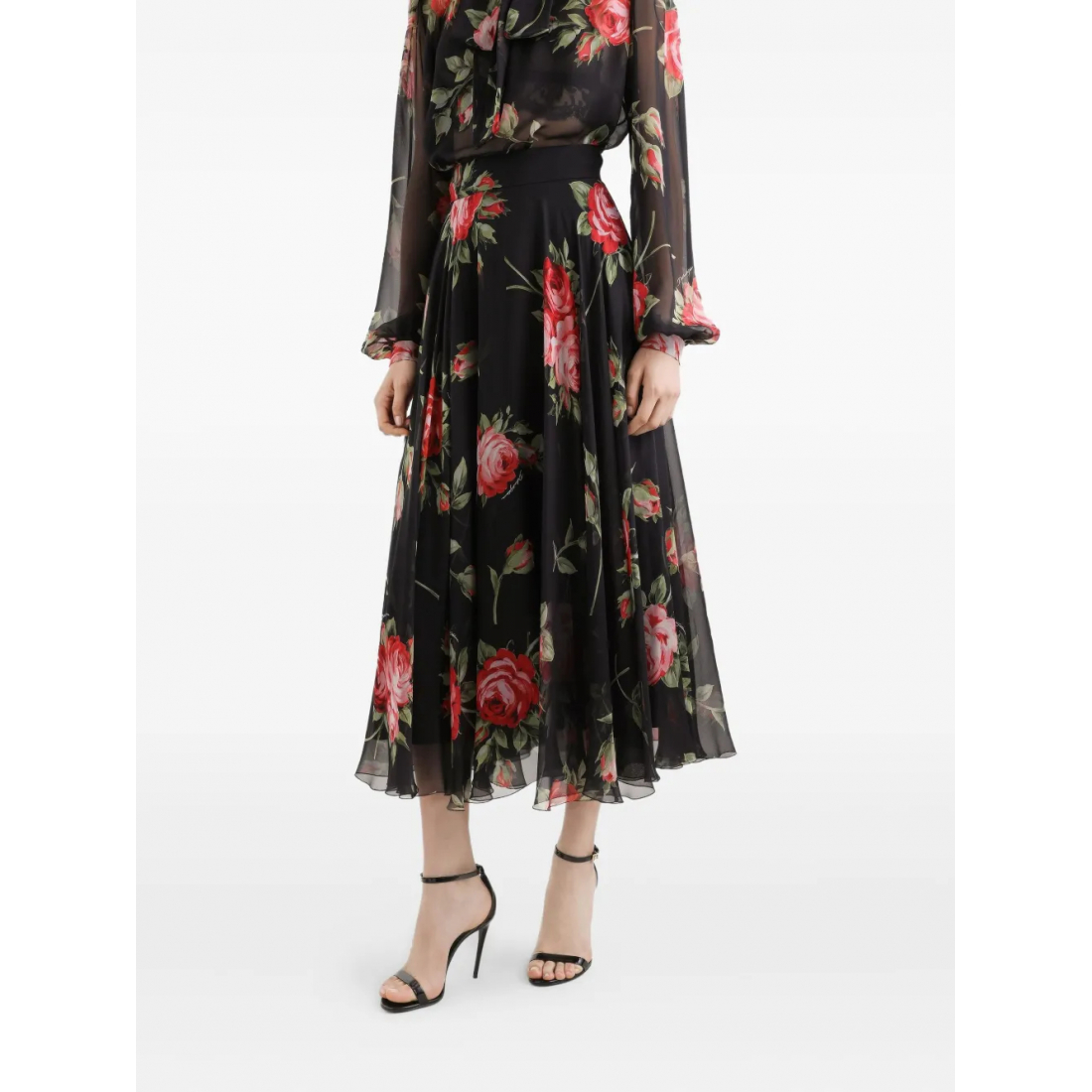 Women's 'Floral' Midi Skirt