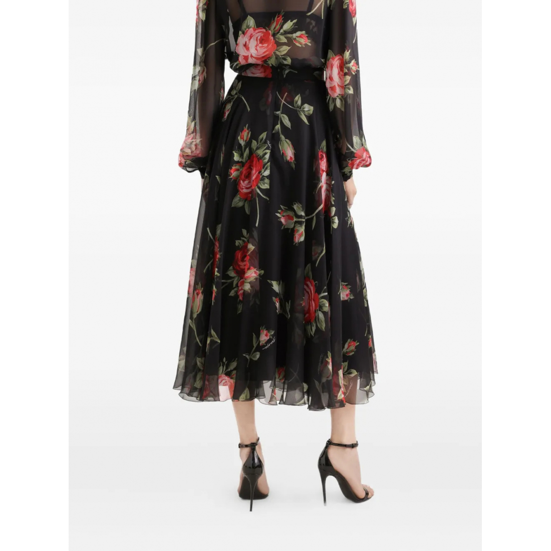 Women's 'Floral' Midi Skirt