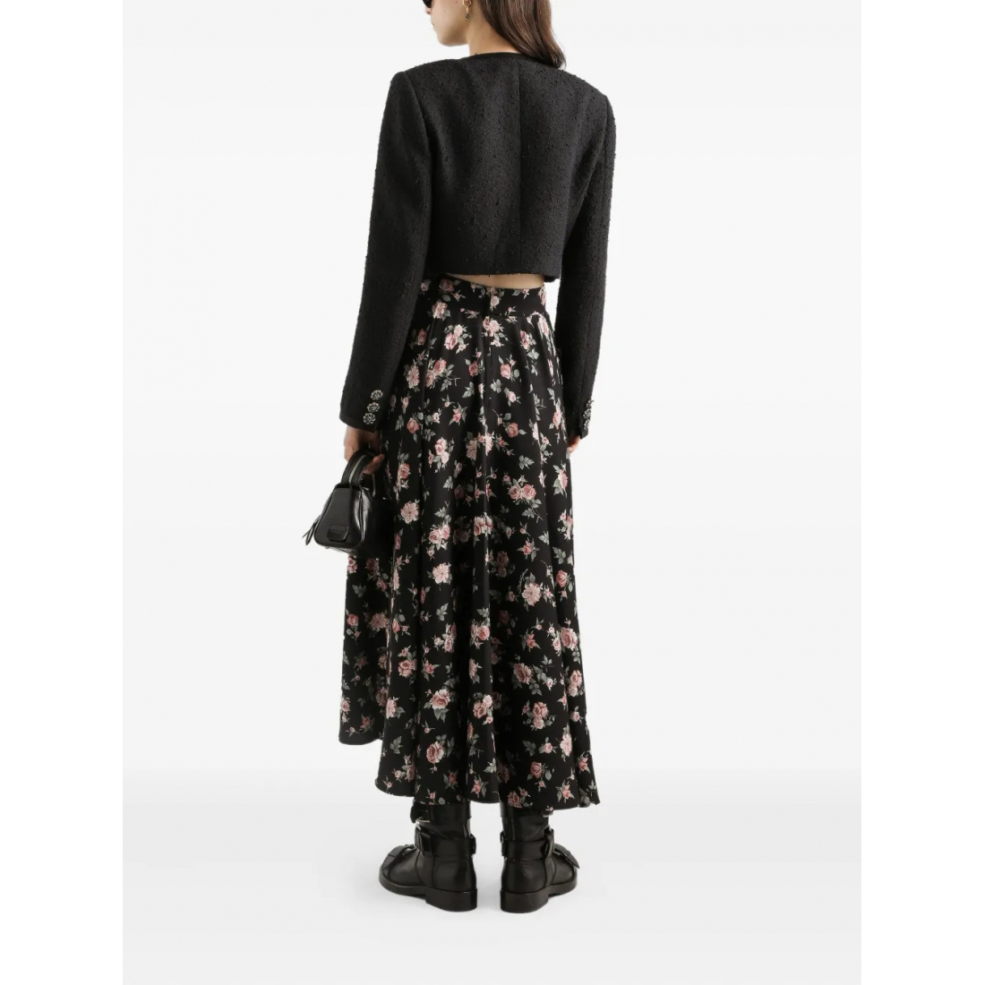 Women's 'Floral-Print' Midi Skirt