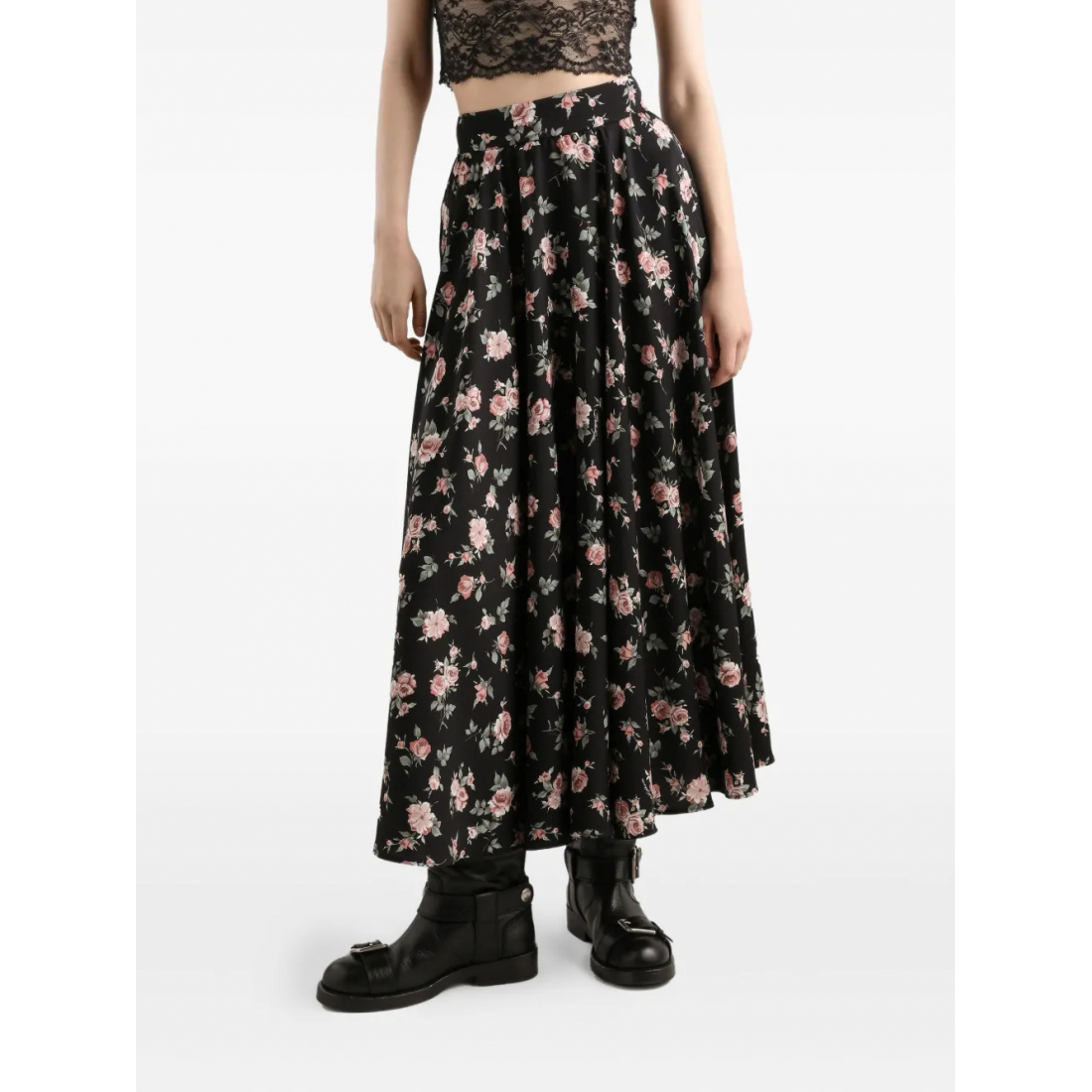 Women's 'Floral-Print' Midi Skirt