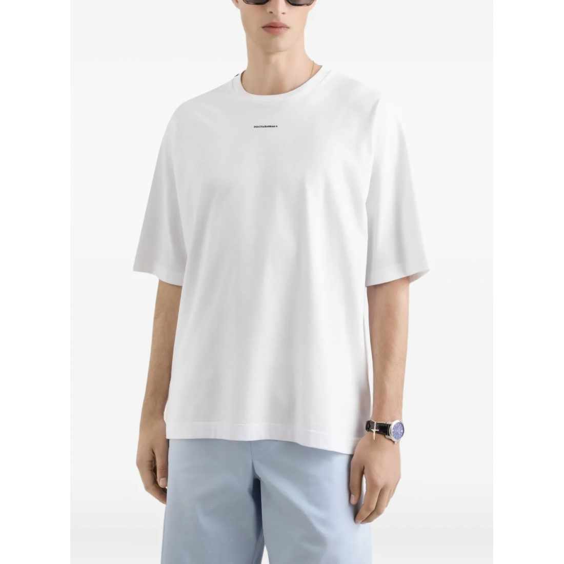 Men's 'Logo-Lettering' T-Shirt