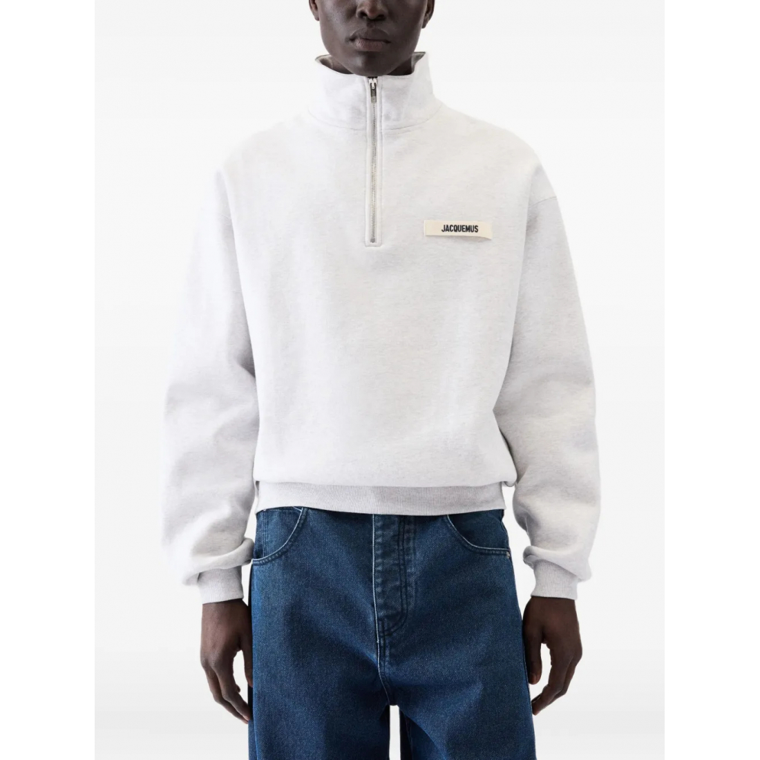 'Half-Zip' Sweatshirt für Herren