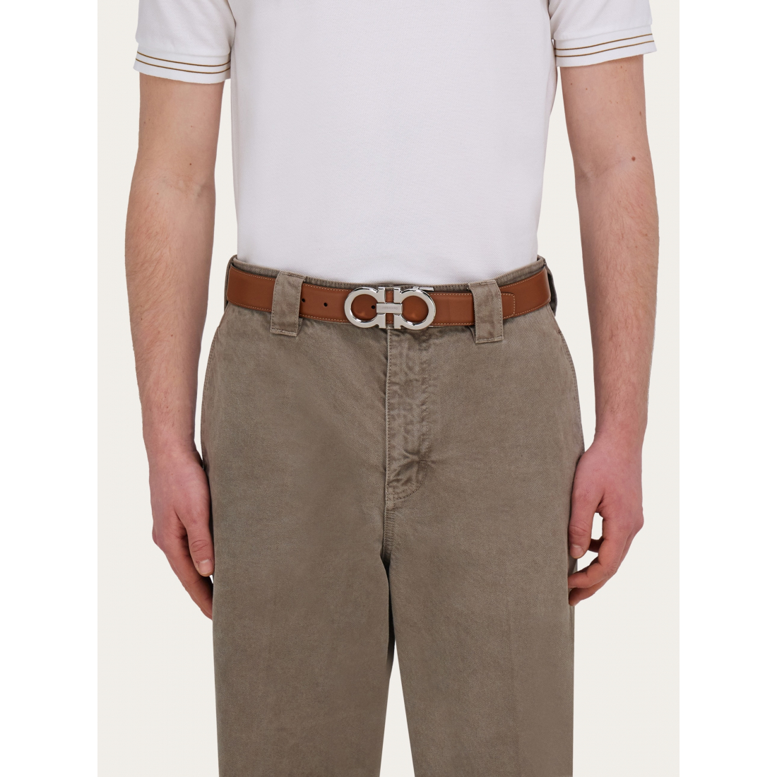 Men's 'Gancini Reversible' Belt