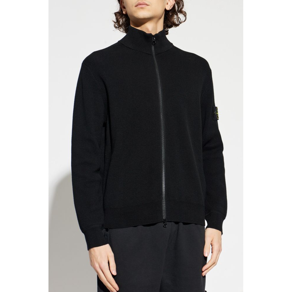 Men's 'Stand-Up Collar' Cardigan