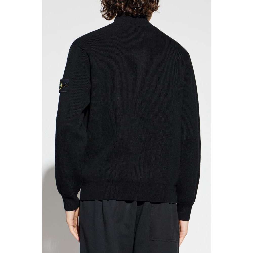 Men's 'Stand-Up Collar' Cardigan