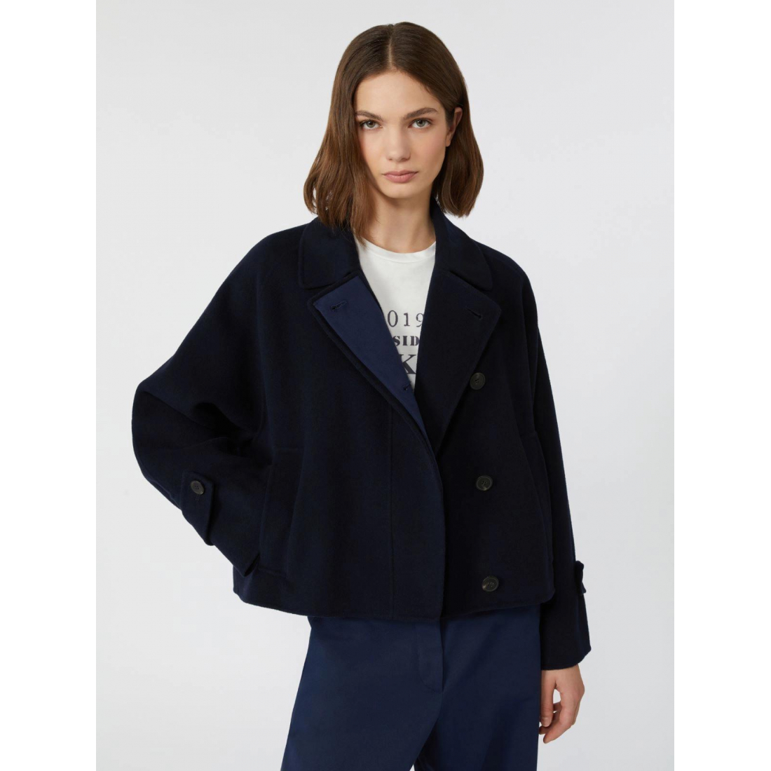 'Broadcloth' Mantel für Damen