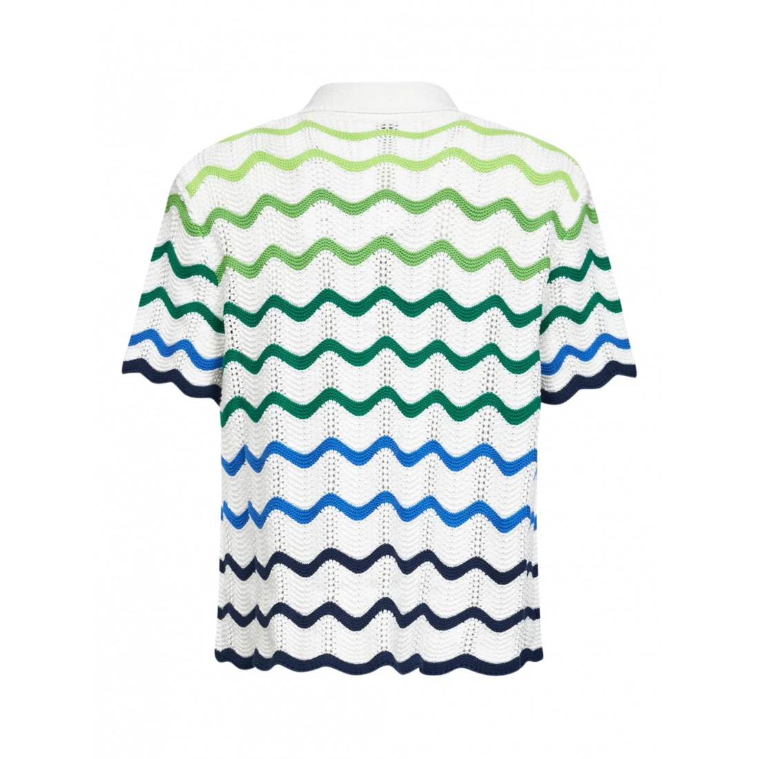 Men's 'Gradient Wave Crochet' Short sleeve shirt