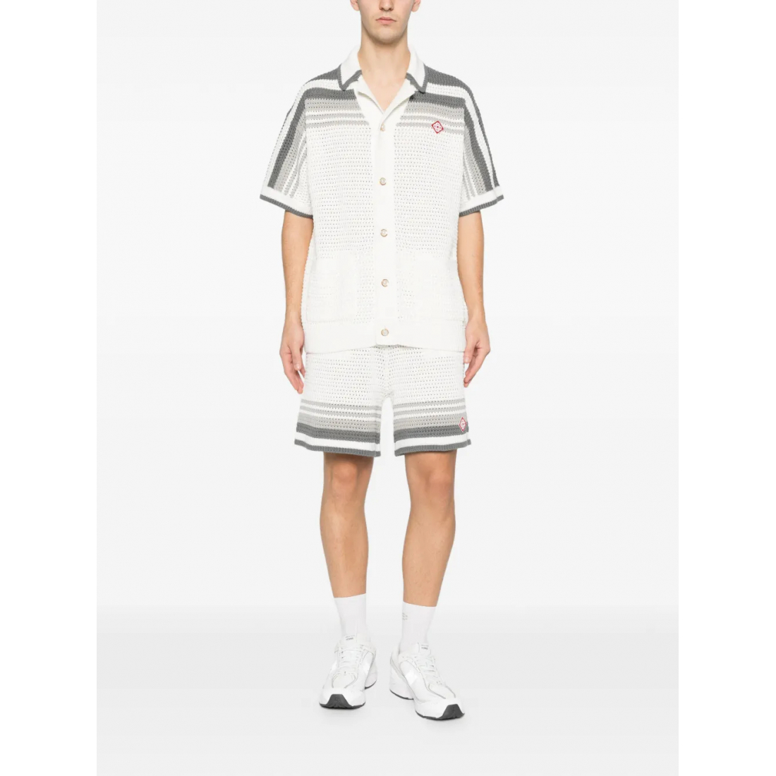 Short 'Crochet Striped' pour Hommes