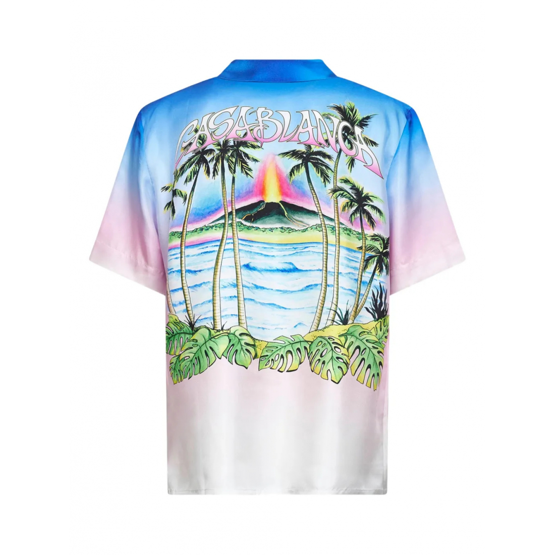 Chemise à manches courtes 'Volcano-Print Gradient' pour Hommes