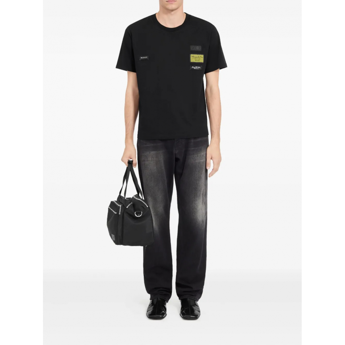 T-shirt 'Patch-Detail' pour Hommes