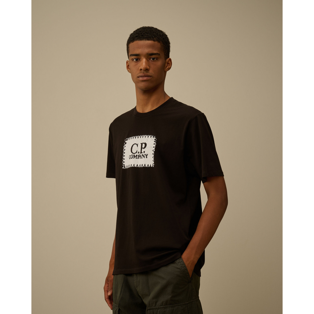 Men's '30/1 Short Sleeve Logo Label' T-Shirt