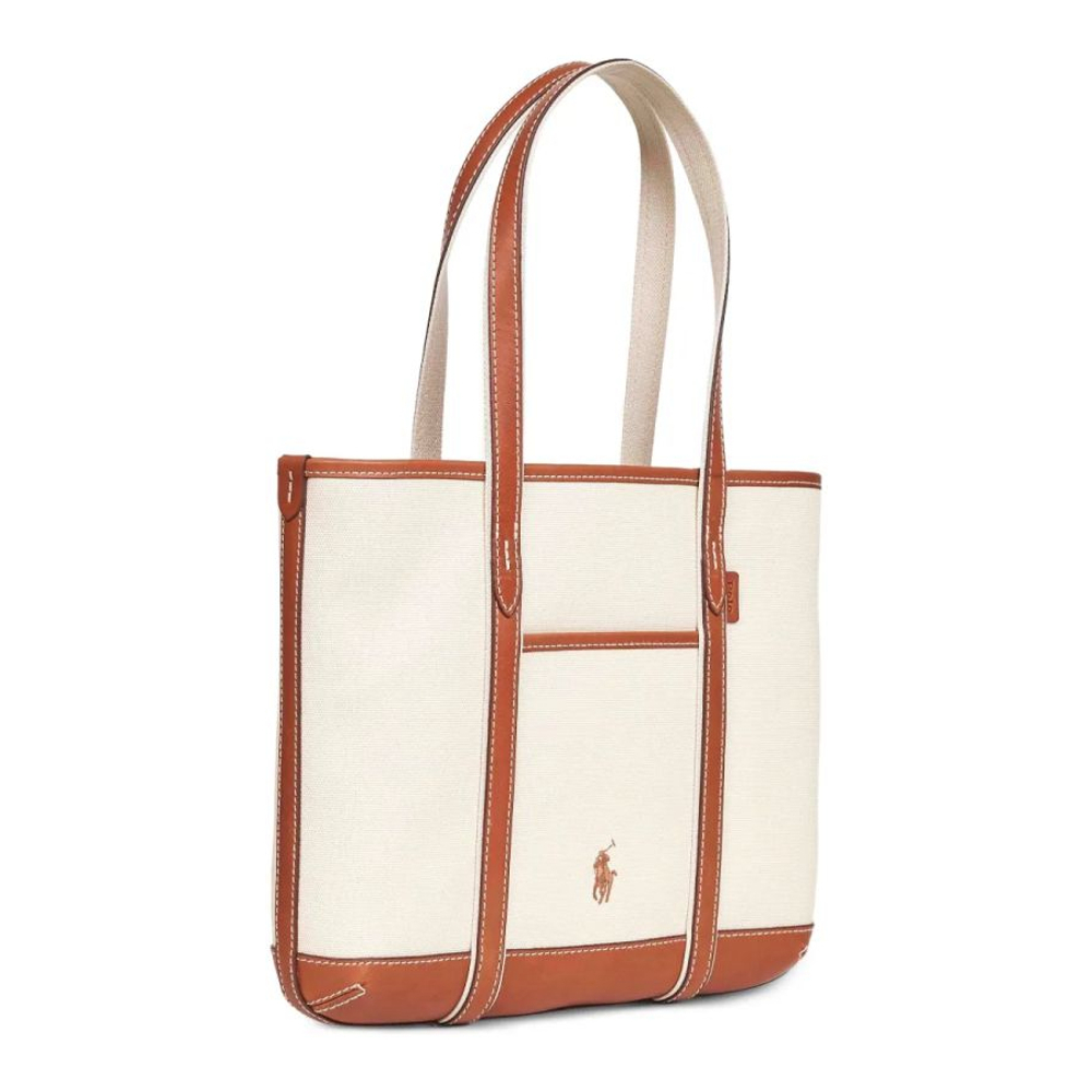 'Embroidered-Logo' Tote Handtasche für Damen