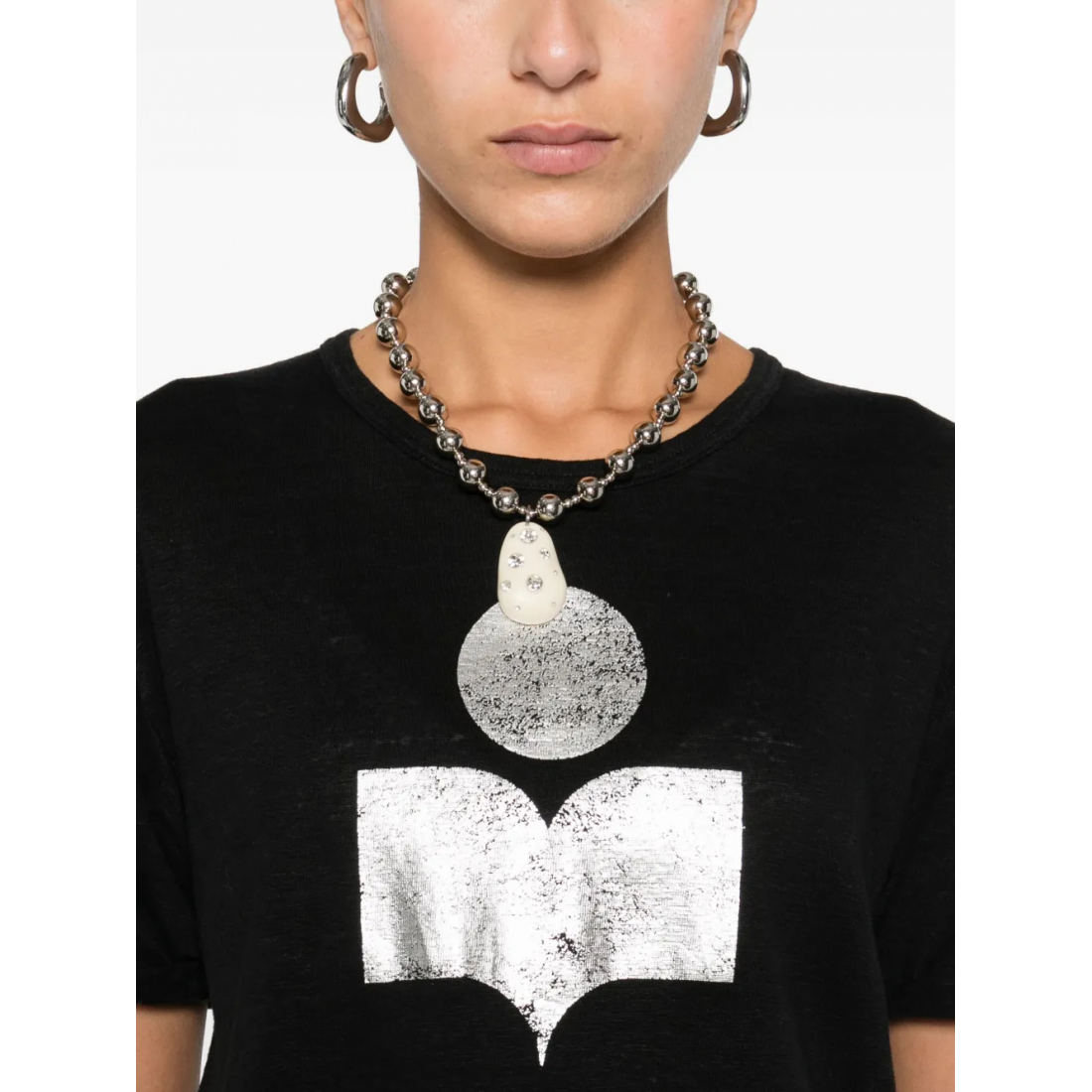 T-shirt 'Logo-Print' pour Femmes