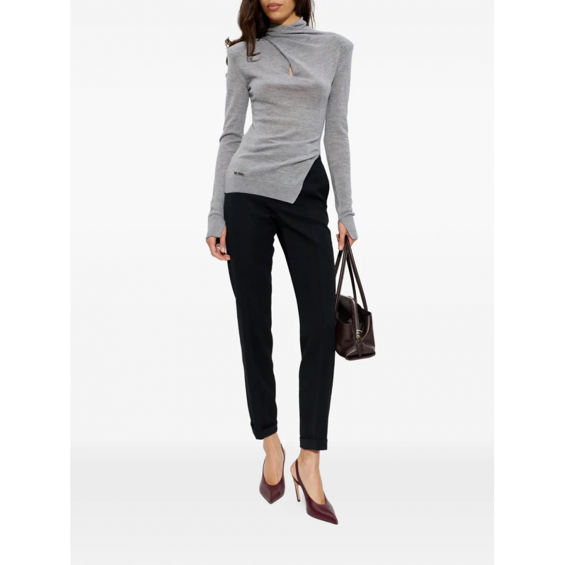 Women's 'Turn-Up Hem' Trousers