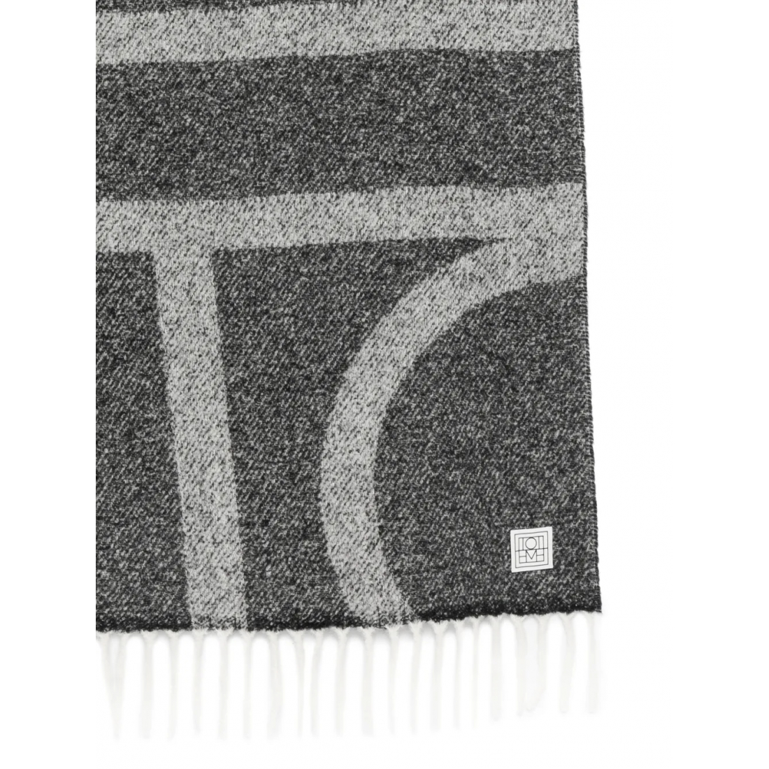 Women's 'Monogram Jacquard' Wool Scarf