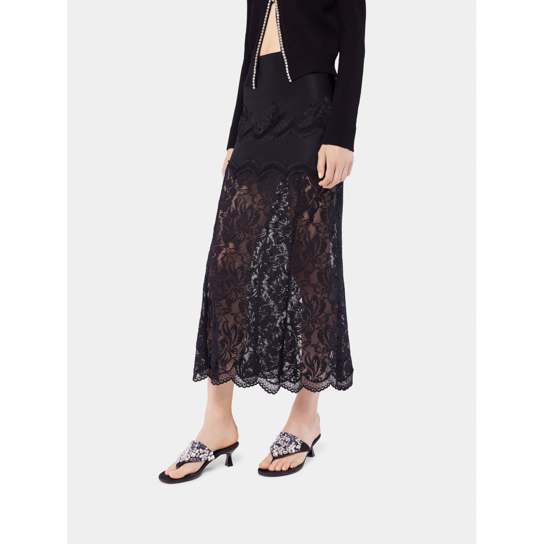 Women's 'Lace' Midi Skirt