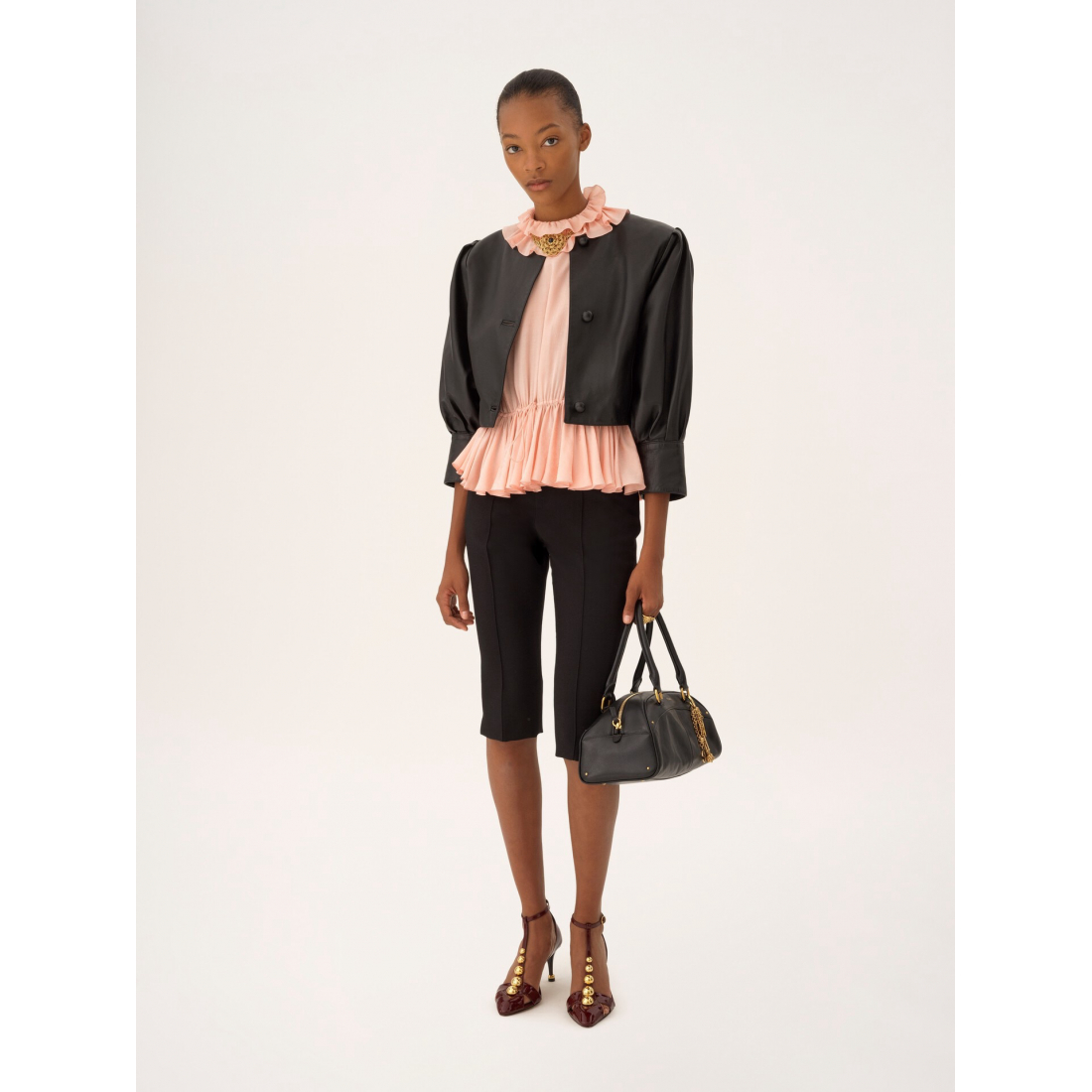 Veste courte 'Collarless' pour Femmes