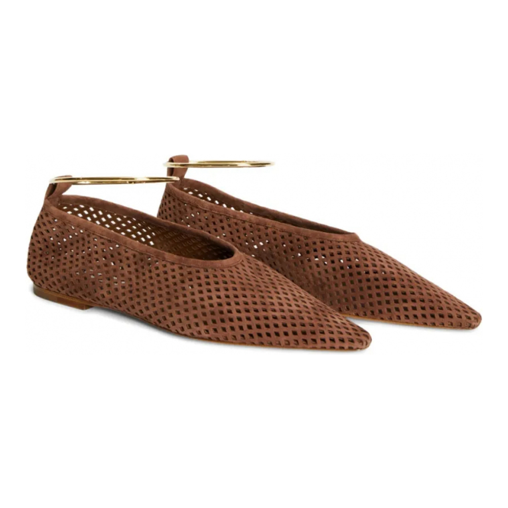 Ballerines 'Perforated-Design Pointed-Toe' pour Femmes