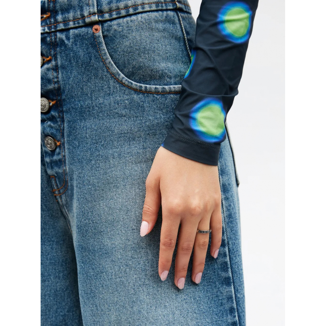 Bague 'Numeric Engraved Polished' pour Femmes