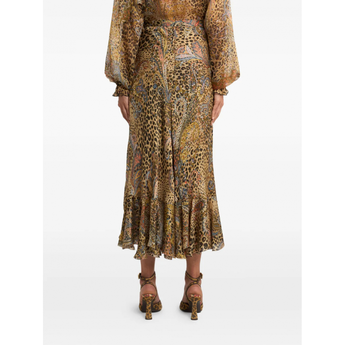 Women's 'Peau D'Ange' Midi Skirt