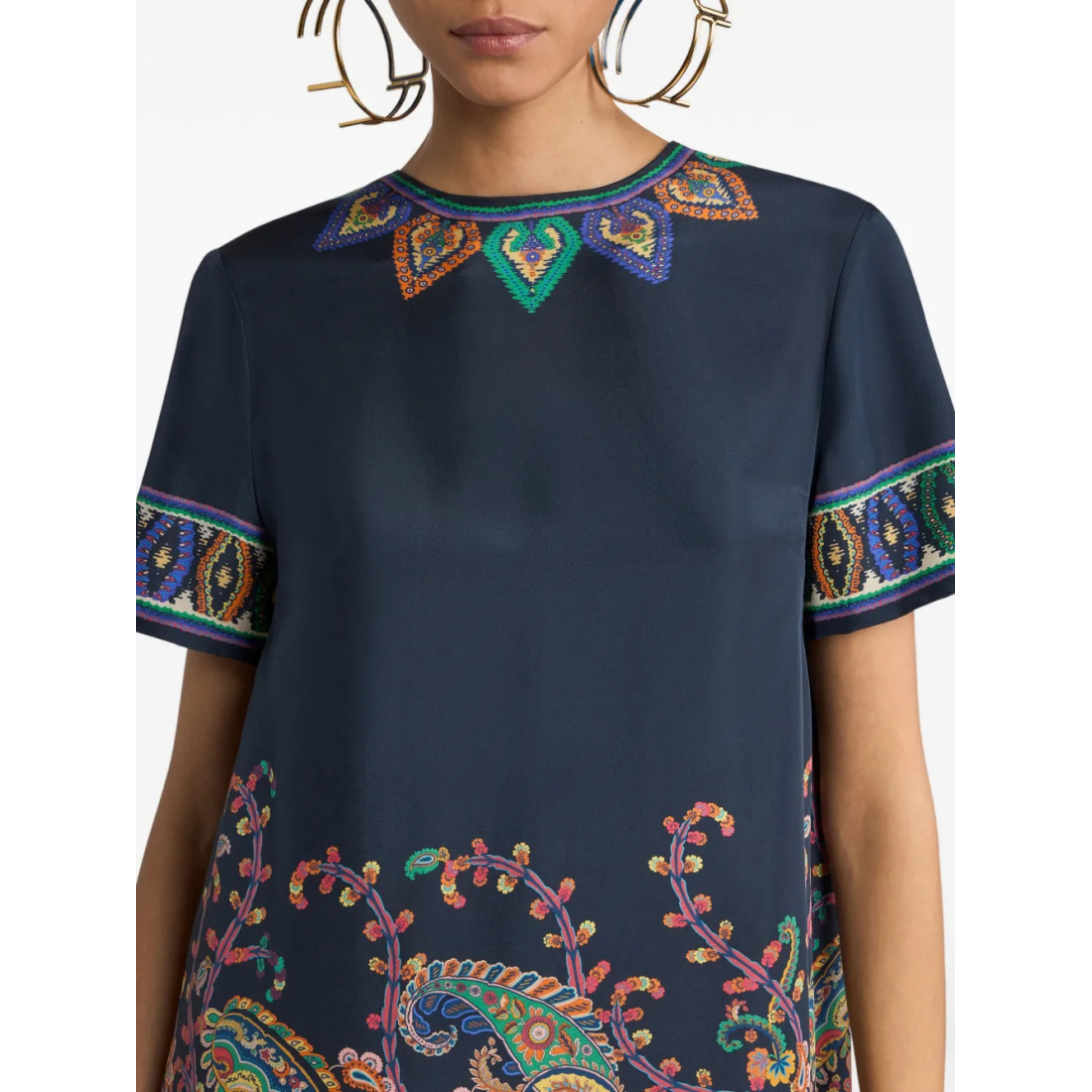 Women's 'Paisley-Print' Tunic Dress