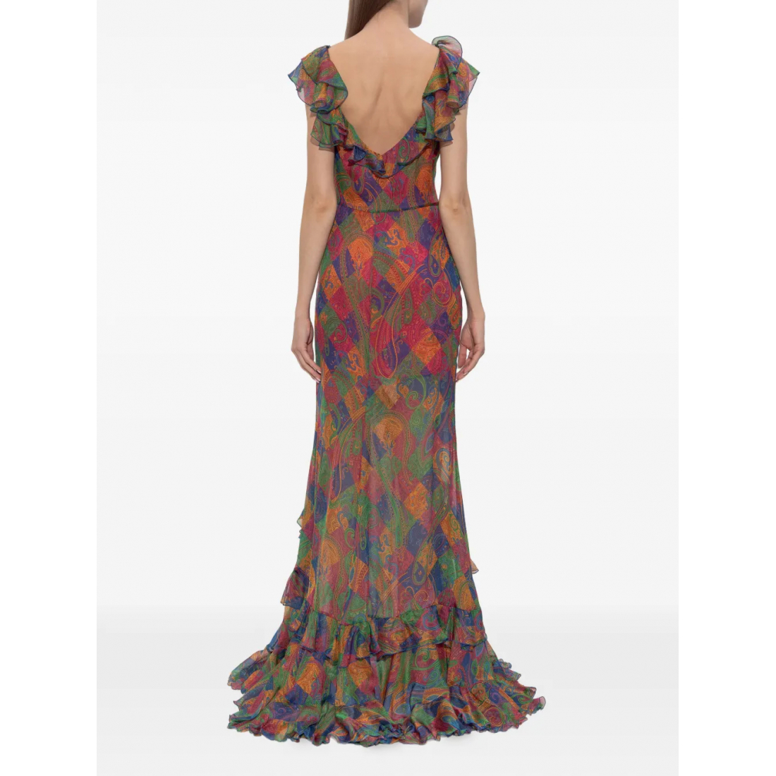 Women's 'Paisley-Pattern' Maxi Dress