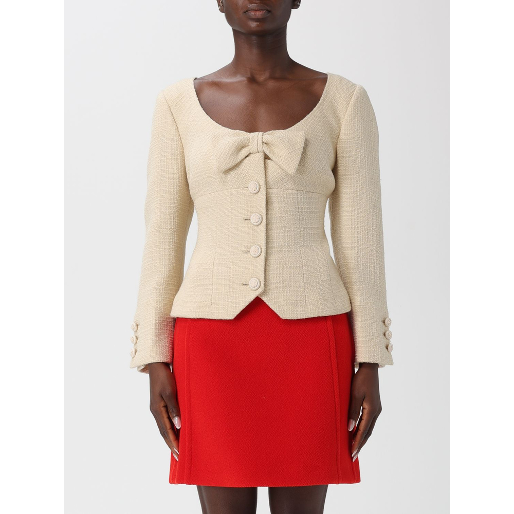 'Bow-Detail' Wickelmantel für Damen