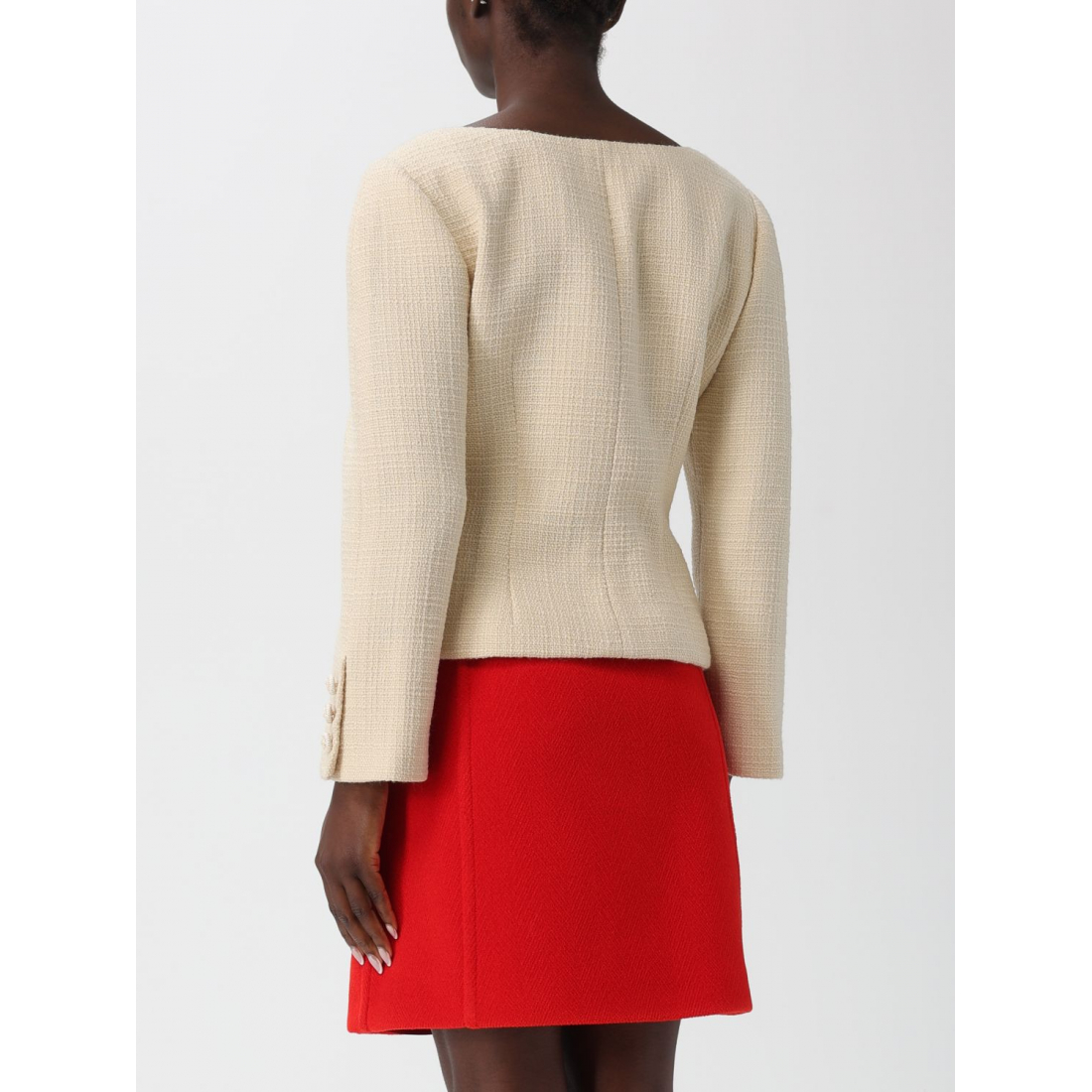 'Bow-Detail' Wickelmantel für Damen