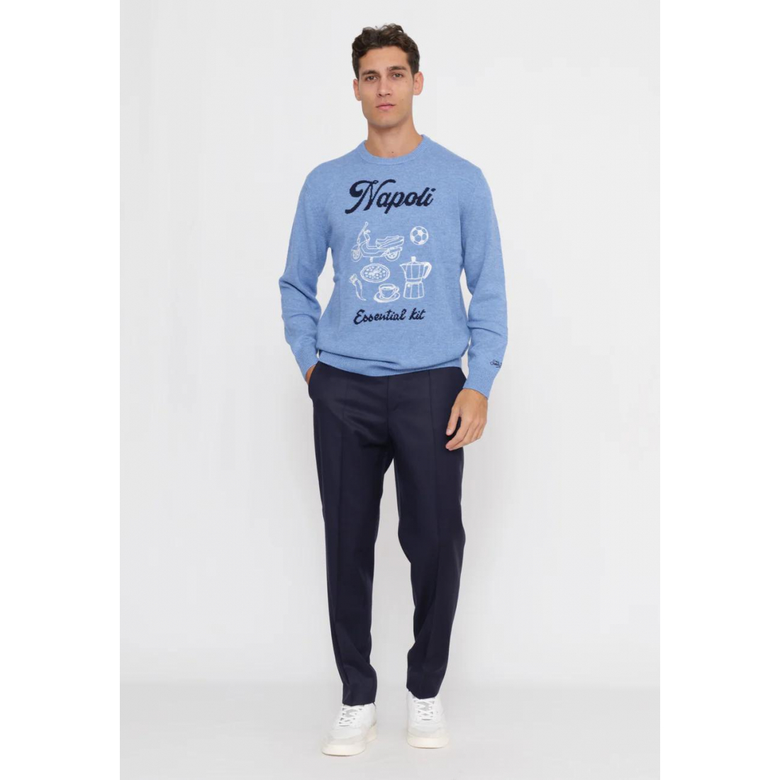 Pull 'Artwork-Embroidered' pour Hommes