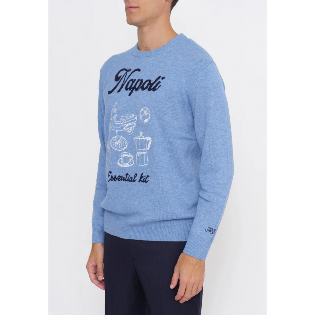 Pull 'Artwork-Embroidered' pour Hommes