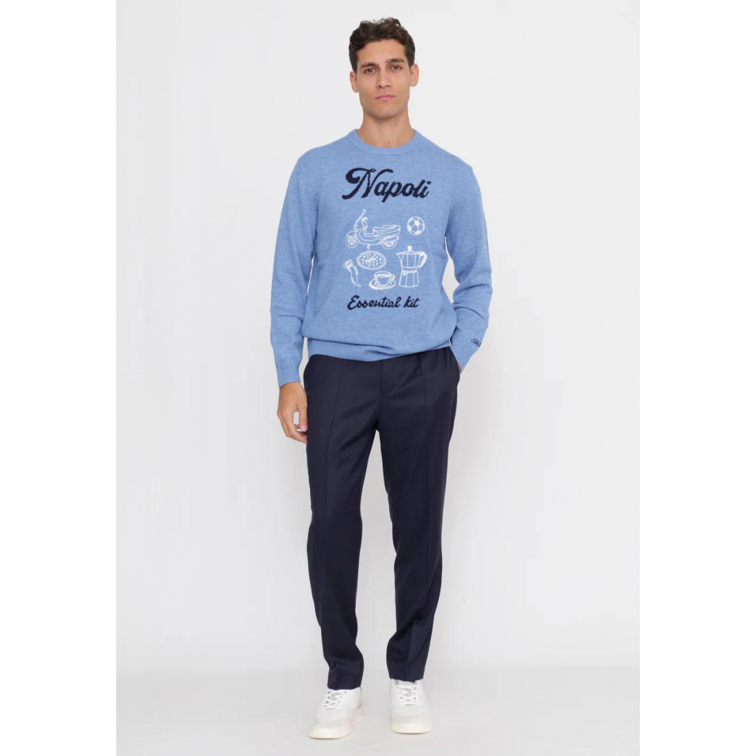 Pull 'Artwork-Embroidered' pour Hommes