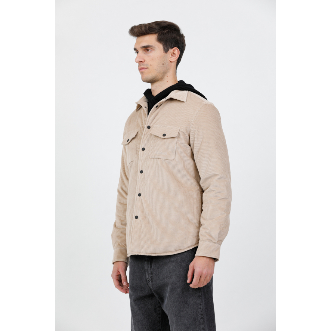 Surchemise 'Snap-Buttoned Chest-Pocket' pour Hommes