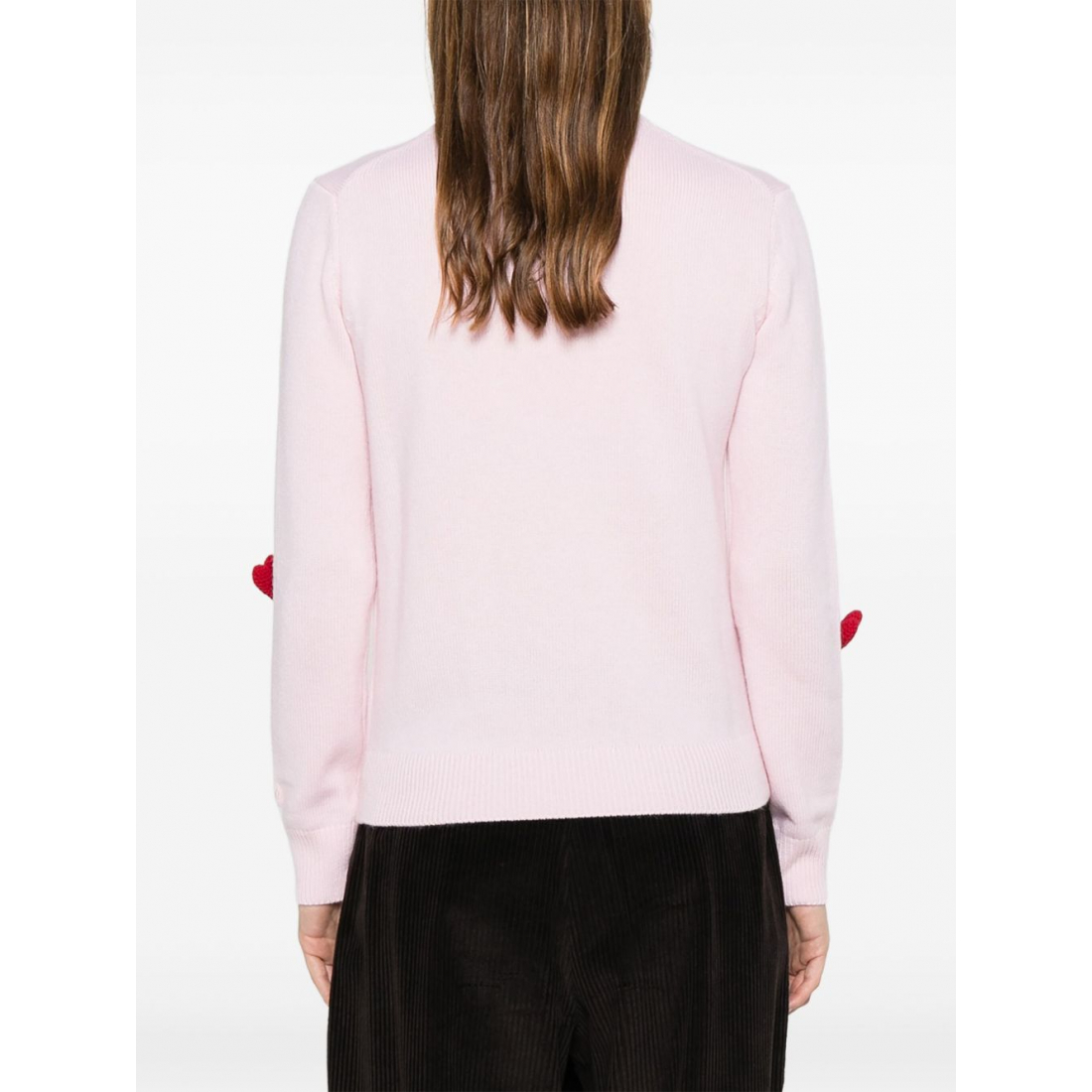 Women's 'Crochet-Hearts Embroidered' Sweater