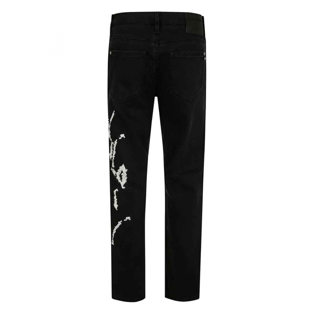 Jeans 'Floral-Embroidered' pour Femmes