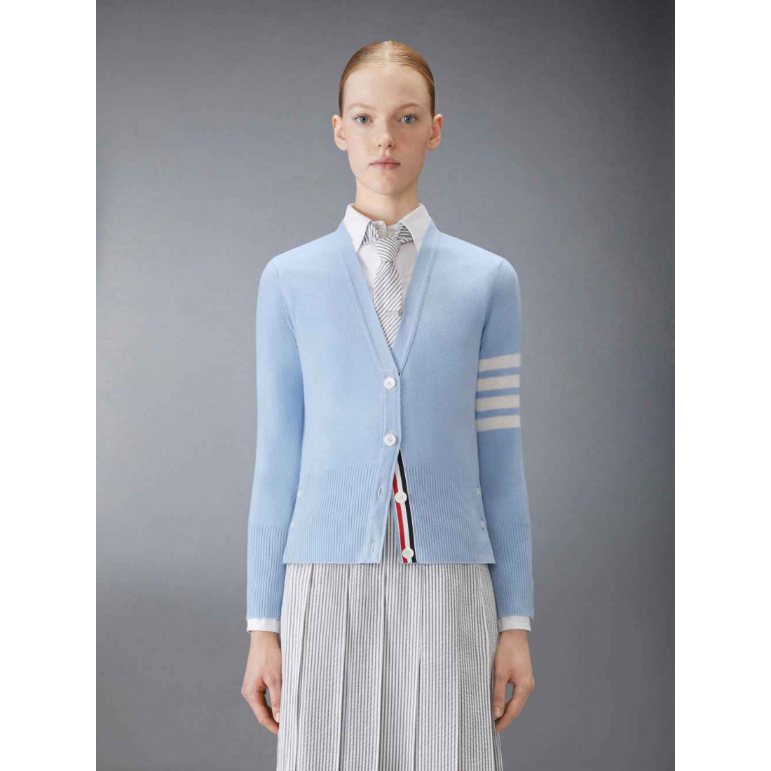 Women's '4-Bar V-Neck' Cardigan