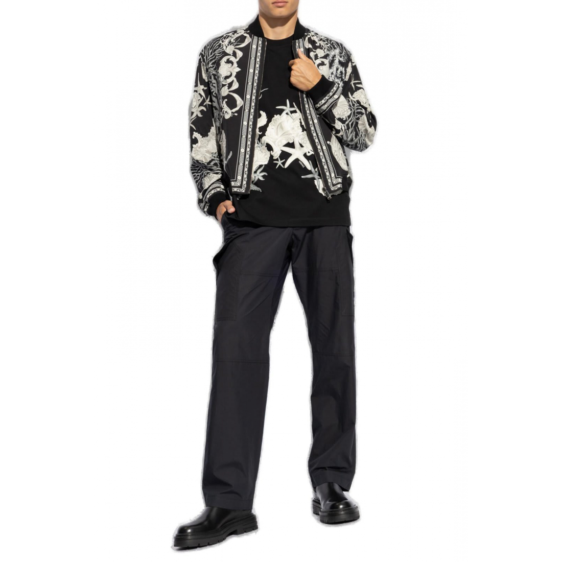 T-shirt 'Barocco Sea Crewneck' pour Hommes