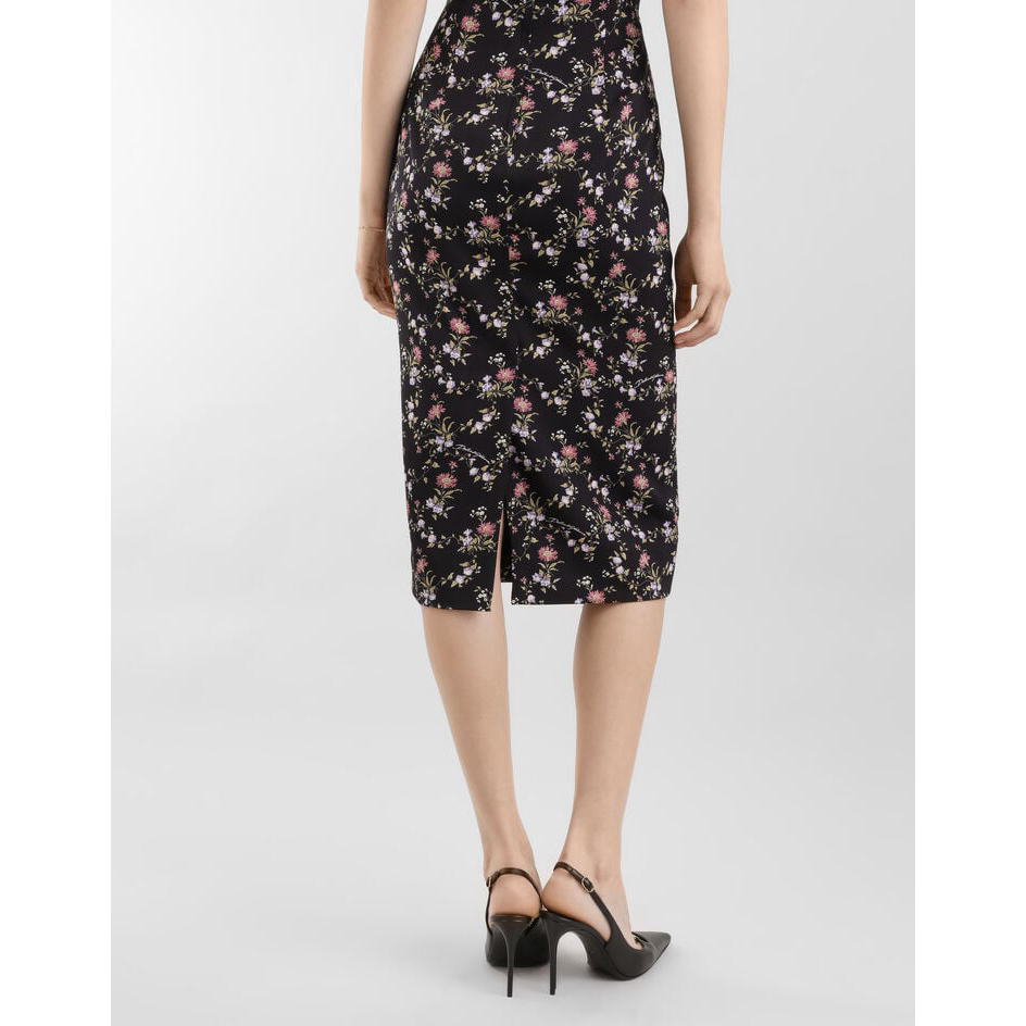 Robe Midi 'Floral-Print' pour Femmes