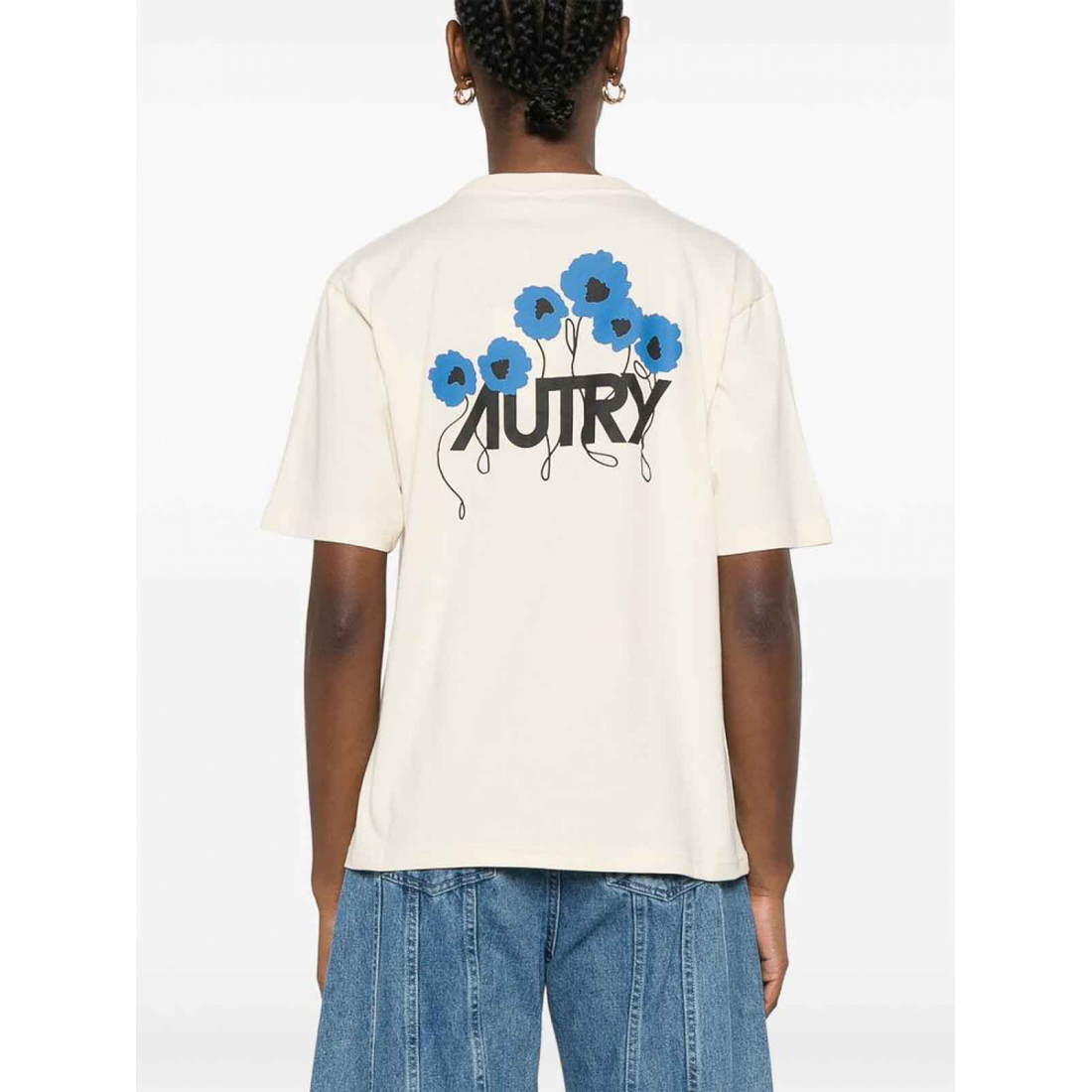 'Logo Print' T-Shirt für Damen