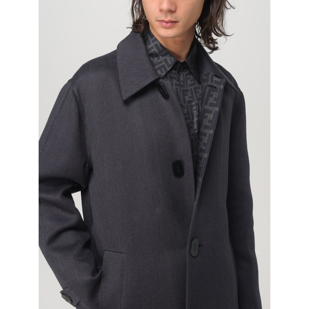 Men's 'Single-breasted' Overcoat