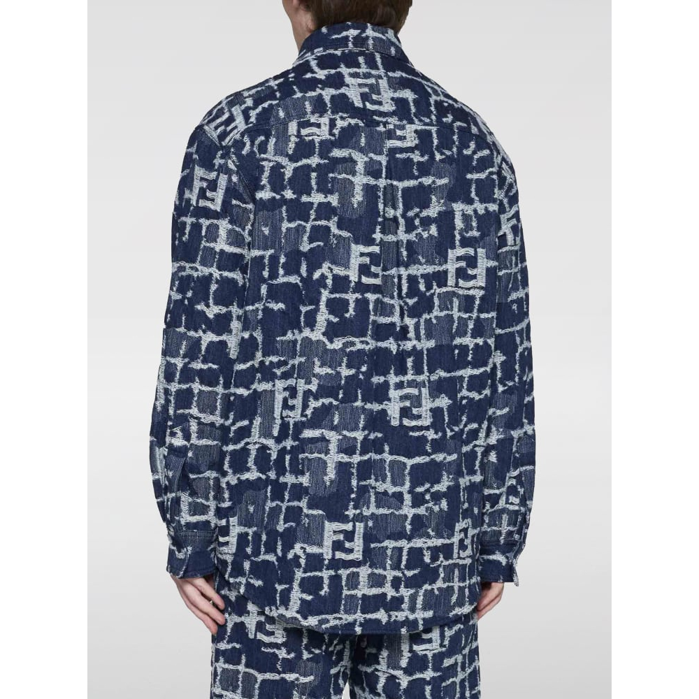 Veste en jeans 'Ff-Pattern Shirt' pour Hommes