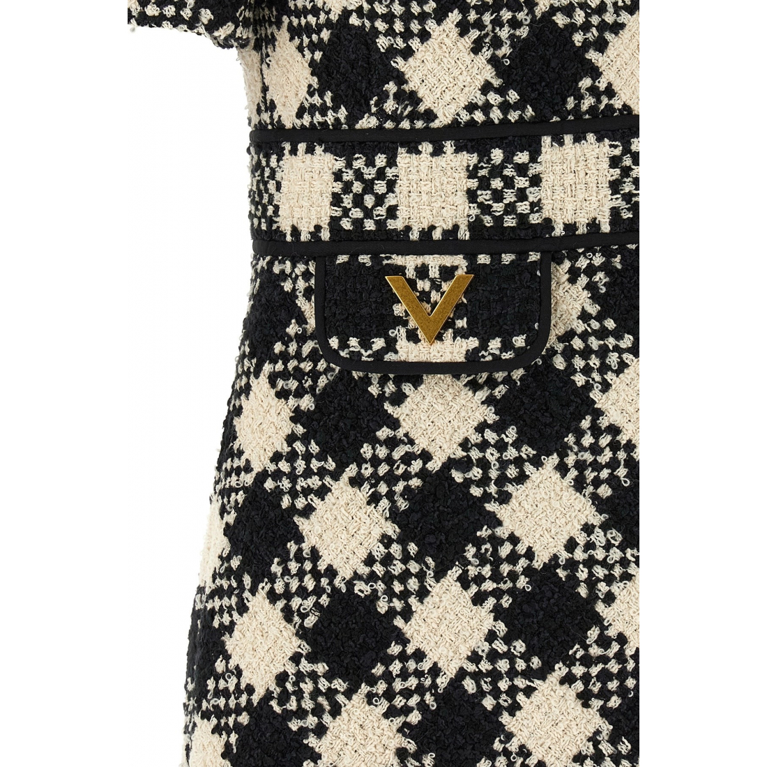 Robe mini 'Damier Tweed' pour Femmes