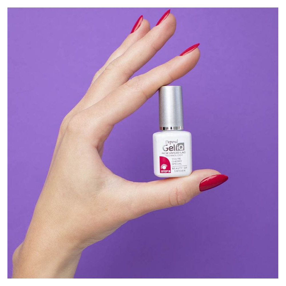 Kit de vernis à ongles gel + lampe UV/LED 'Gel iQ Start Kit' - 5 Pièces