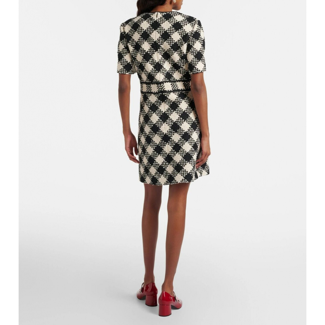 Robe mini 'Damier Tweed' pour Femmes