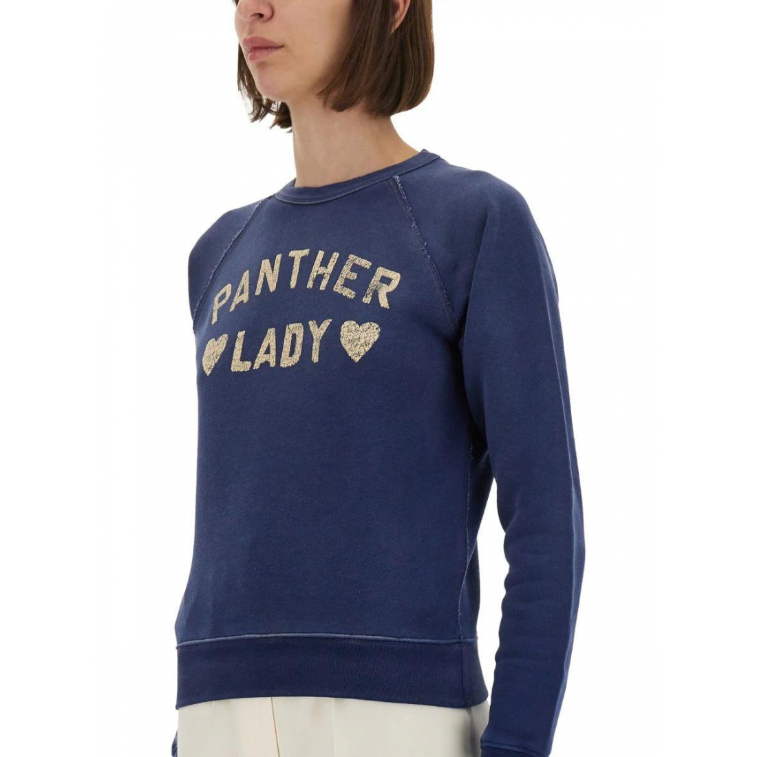 Sweatshirt 'Panther Lady-Print Crew-Neck' pour Femmes