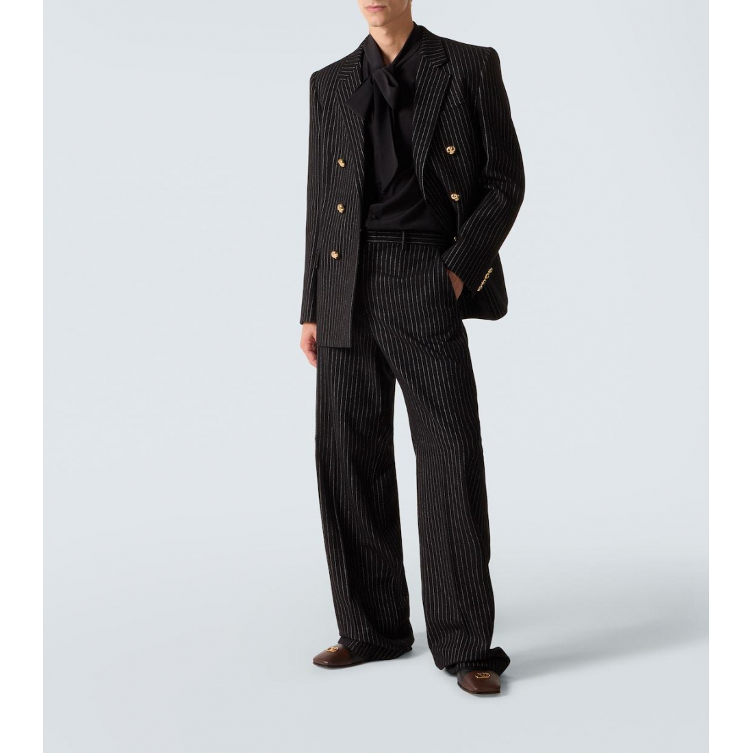 Blazer 'Embroidered Pinstripe' pour Hommes