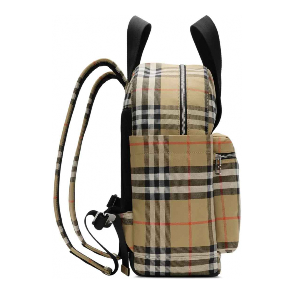 'Check-Patterned' Rucksack für Baby